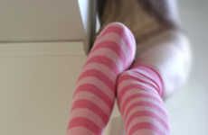 Pink Knee High Socks