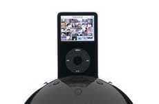 Spherical iPod Speaker-Dock