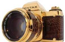 18ct Gold and Leather SLR