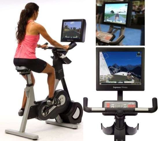Virtual Bicycle Racing Against Real People