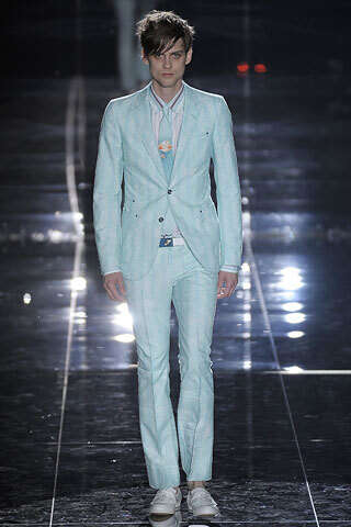 Male Florals and Shades of Blue