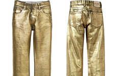 Goldplated Jeans