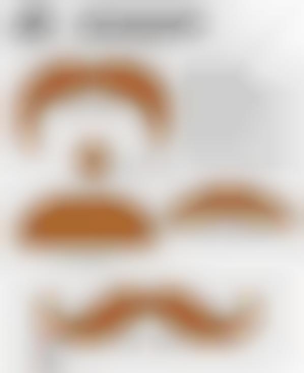 Cut-Out Mustaches