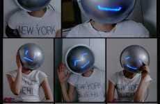 Emoticon Helmets to Hide Your Feelings