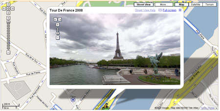 Google Street View of Tour de France