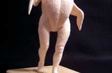 Plucked Chickens Made of Wool