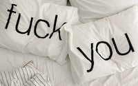 Vulgarity-Printed Pillow Cases Image 2