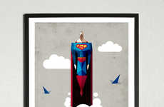 Minimalist Superhero Designs