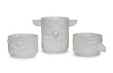 Culture-Infused Stackable Bowls