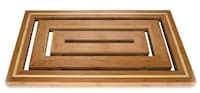 Carved Bamboo Bath Mats Image 2
