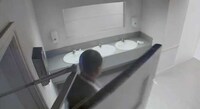 Simulated Crash Bathroom Pranks Image 3