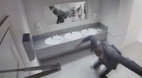 Simulated Crash Bathroom Pranks Image 7