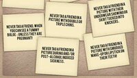Photo-Sharing Etiquette Charts Image 3