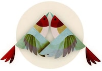 Paper-Like Bird Illustrations Image 6