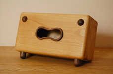 Personified Wooden Tissue Boxes