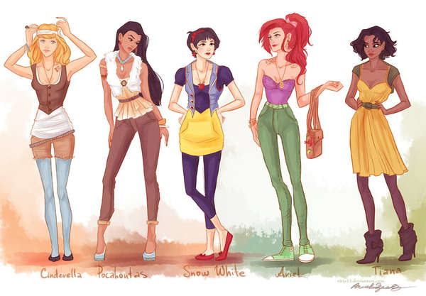 28 Re-Imagined Disney Characters