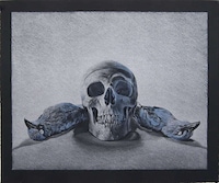 Eerie Gaping Skull Etches Image 4