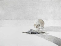Eerie Gaping Skull Etches Image 6
