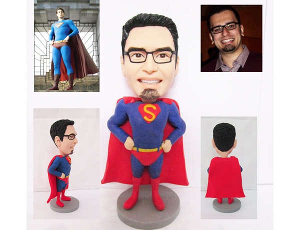Personalized Superhero Figurines