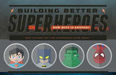 Superhero Comparison Infographics
