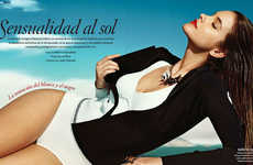Sizzling Sunbathing Editorials