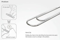 Sleek Angled Paper Clips Image 2
