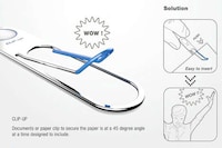 Sleek Angled Paper Clips Image 3