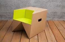 Cardboard Origami Child Stools