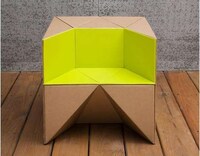 Cardboard Origami Child Stools Image 2