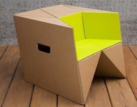 Cardboard Origami Child Stools Image 3