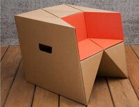 Cardboard Origami Child Stools Image 4