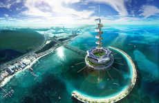 Ocean-Cleaning Eco Towers