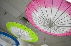 DIY Tip-Dyed Parasols