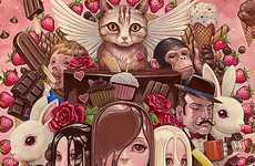 Sweet Candy-Infused Paintings