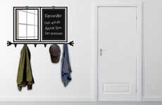 Coat-Hanging Wall Decals