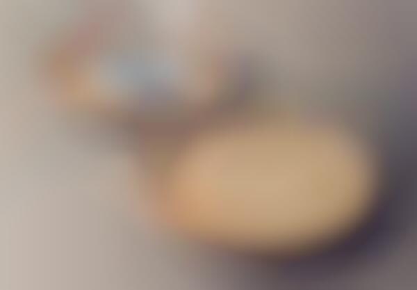 Button-Shaped Wooden Coasters