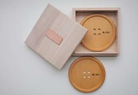 Button-Shaped Wooden Coasters Image 2