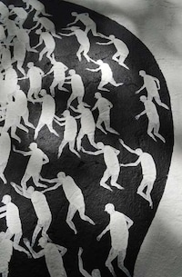 Surreal Monochromatic Street Art Image 4