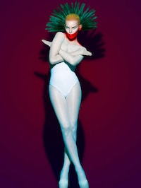 Metallic Body Paint Captures Image 6