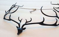 Dramatic Deer Head Necklaces Image 2