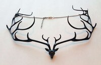 Dramatic Deer Head Necklaces Image 3