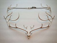 Dramatic Deer Head Necklaces Image 5