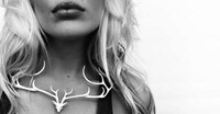 Dramatic Deer Head Necklaces Image 6