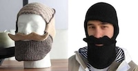 Quirky Knitted Beard Caps Image 6