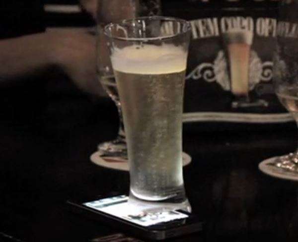 Phone-Trapping Beer Glasses