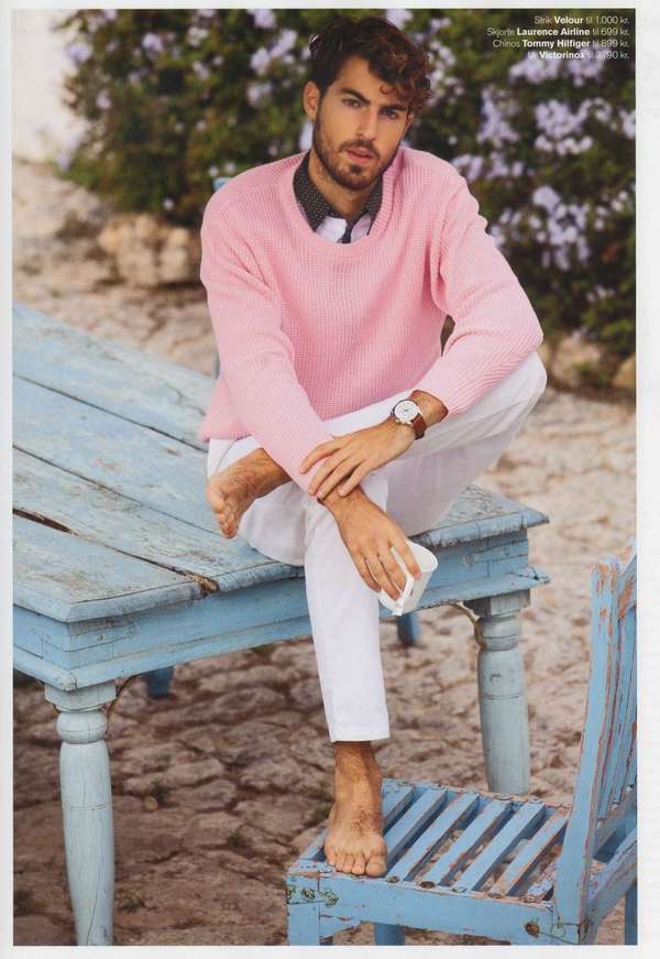 38 Flirty Pastel Menswear Styles