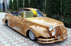 13 Astonishing Wooden Automobiles