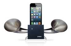 Double-Clawed Smartphone Speakers