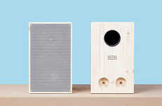 Sustainably Harvested Wooden Speakers
