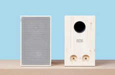 Sustainably Harvested Wooden Speakers